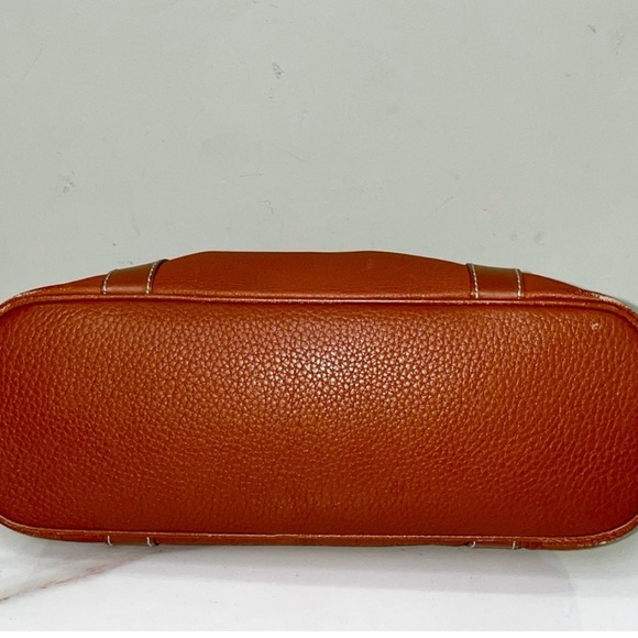 AUTHENTIC RARE (Vintage) BURBERRYS Leather top Handles Bag - Picture 5 of 8